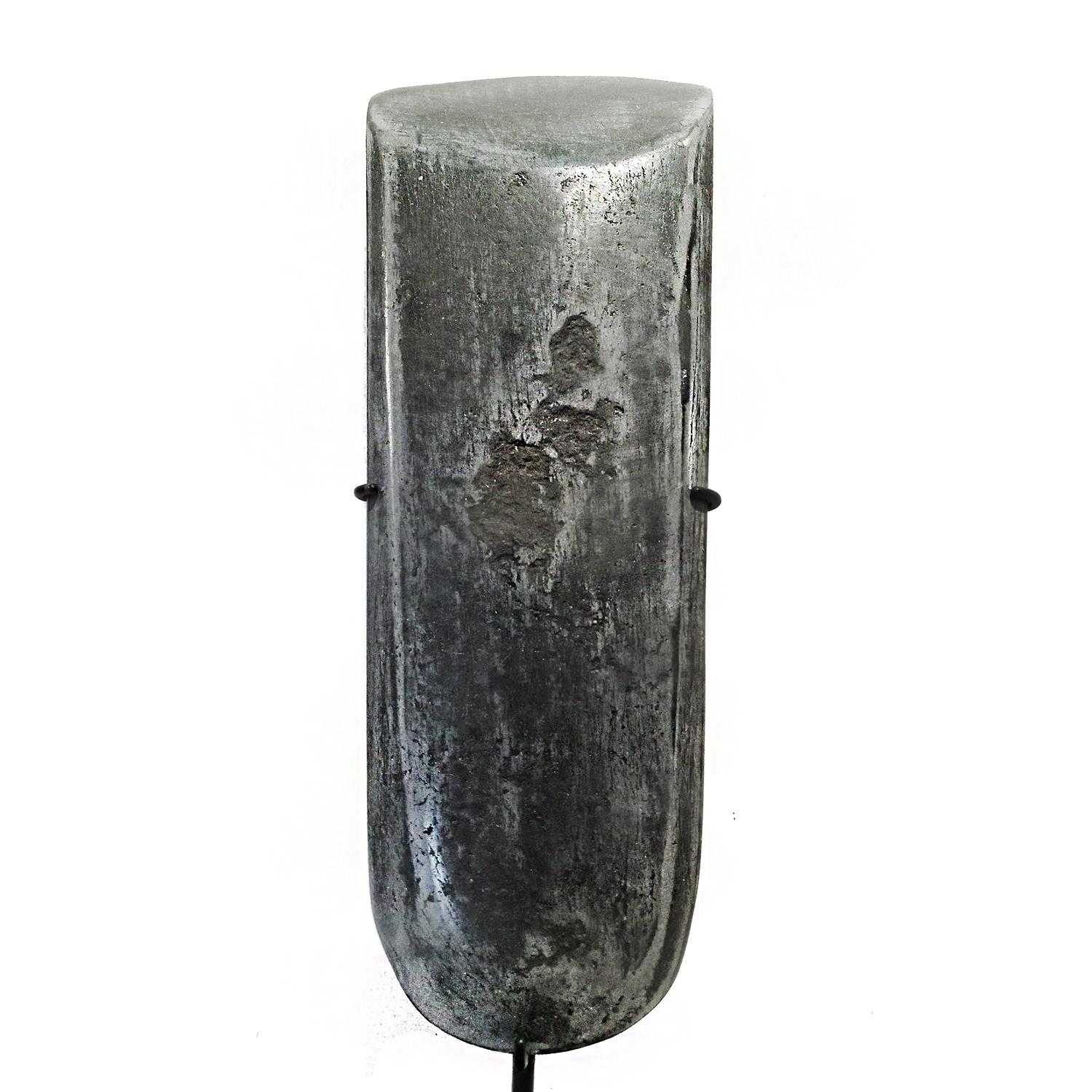 Indonesian Volcanic Stone Blade, Mounted For Sale 3