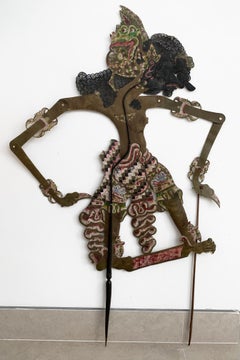 Indonesian 'Wayang Kulit" Shadow Puppet, Java, Indonesia, Early 20th Century