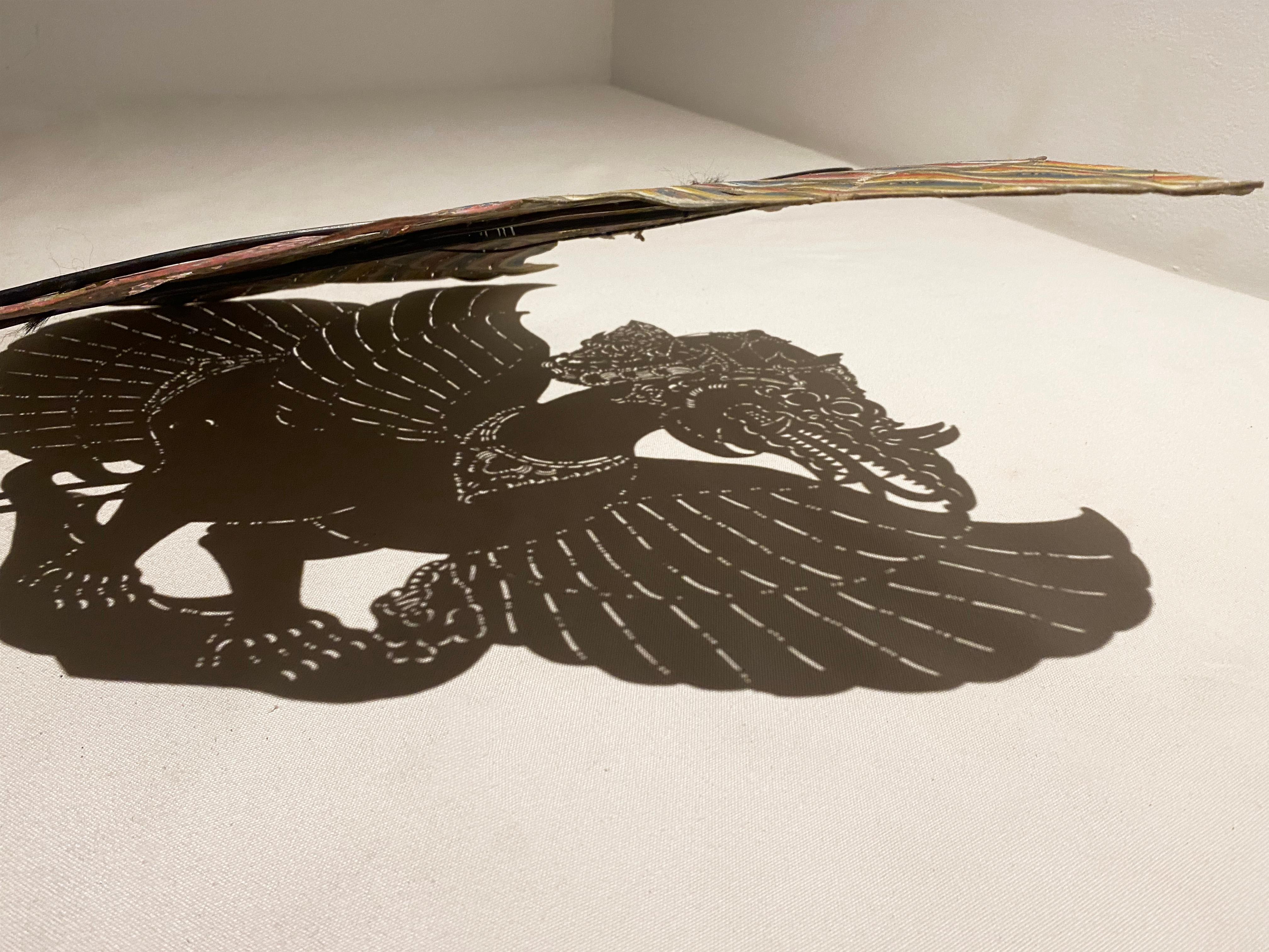 Fatto a mano Marionetta d'ombra indonesiana 