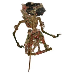 Puppet d'ombre indonésienne « Wayang Kulit », Java, Indonésie, début du 20e siècle