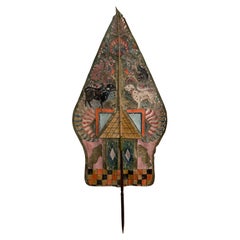 Indonesian 'Wayang Kulit" Shadow Puppet, Java, Indonesia, Early 20th Century