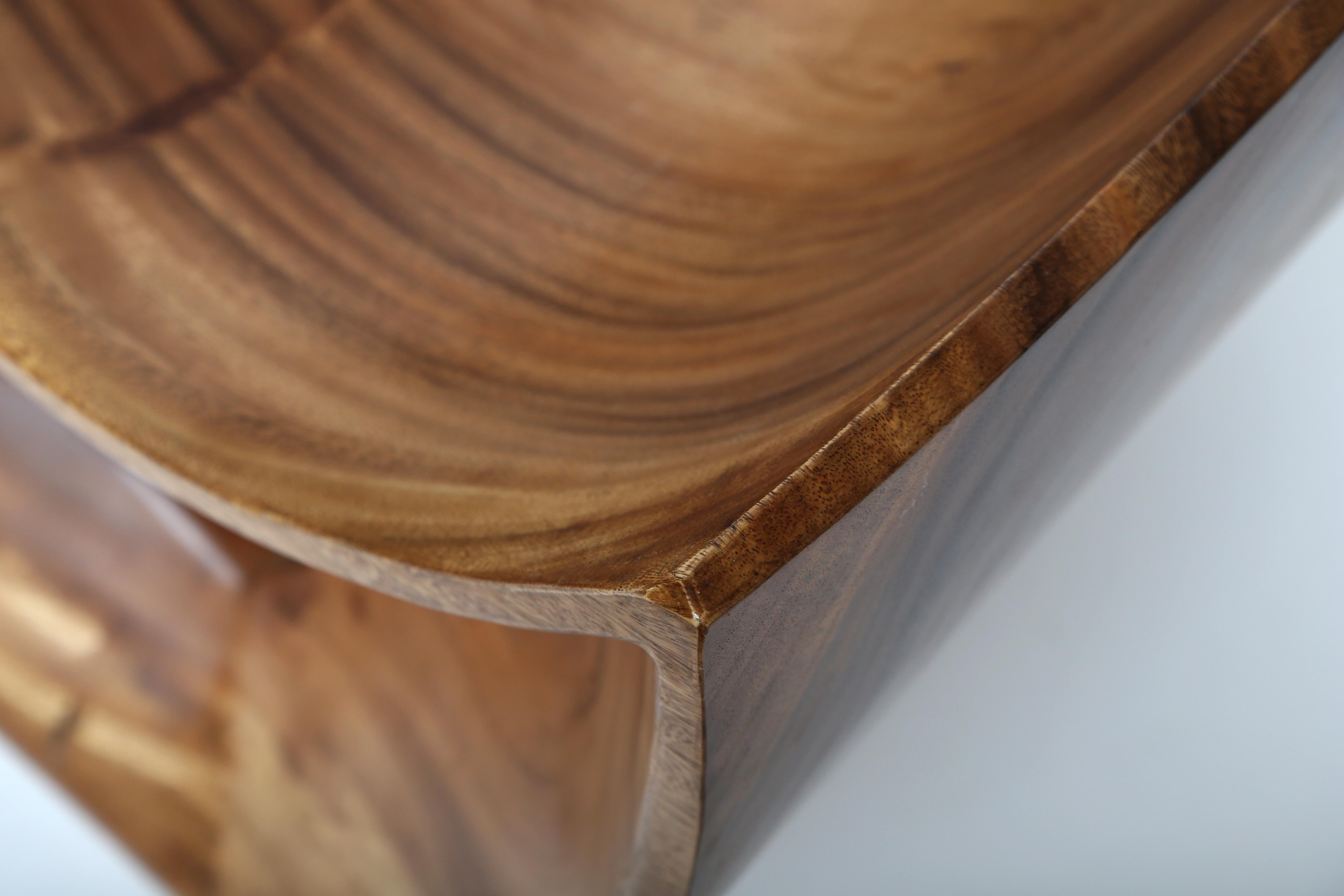 Chaise Looping en bois indonésien en vente 4
