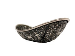 Indonesian Yogya, Djokja Bread Basket with human and animal figures, Ca 1890