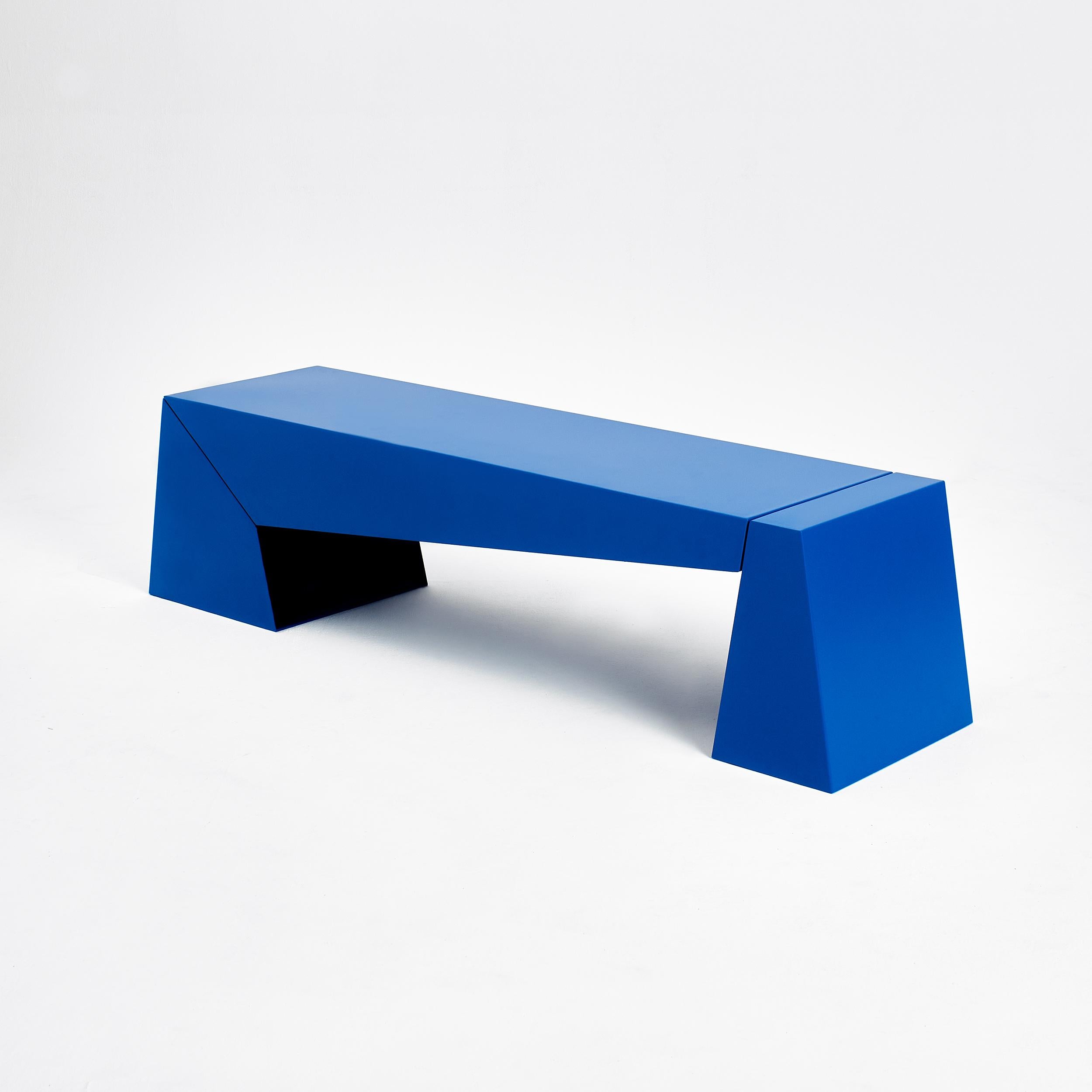 Contemporary Indoor Folded Bench by Project 213A