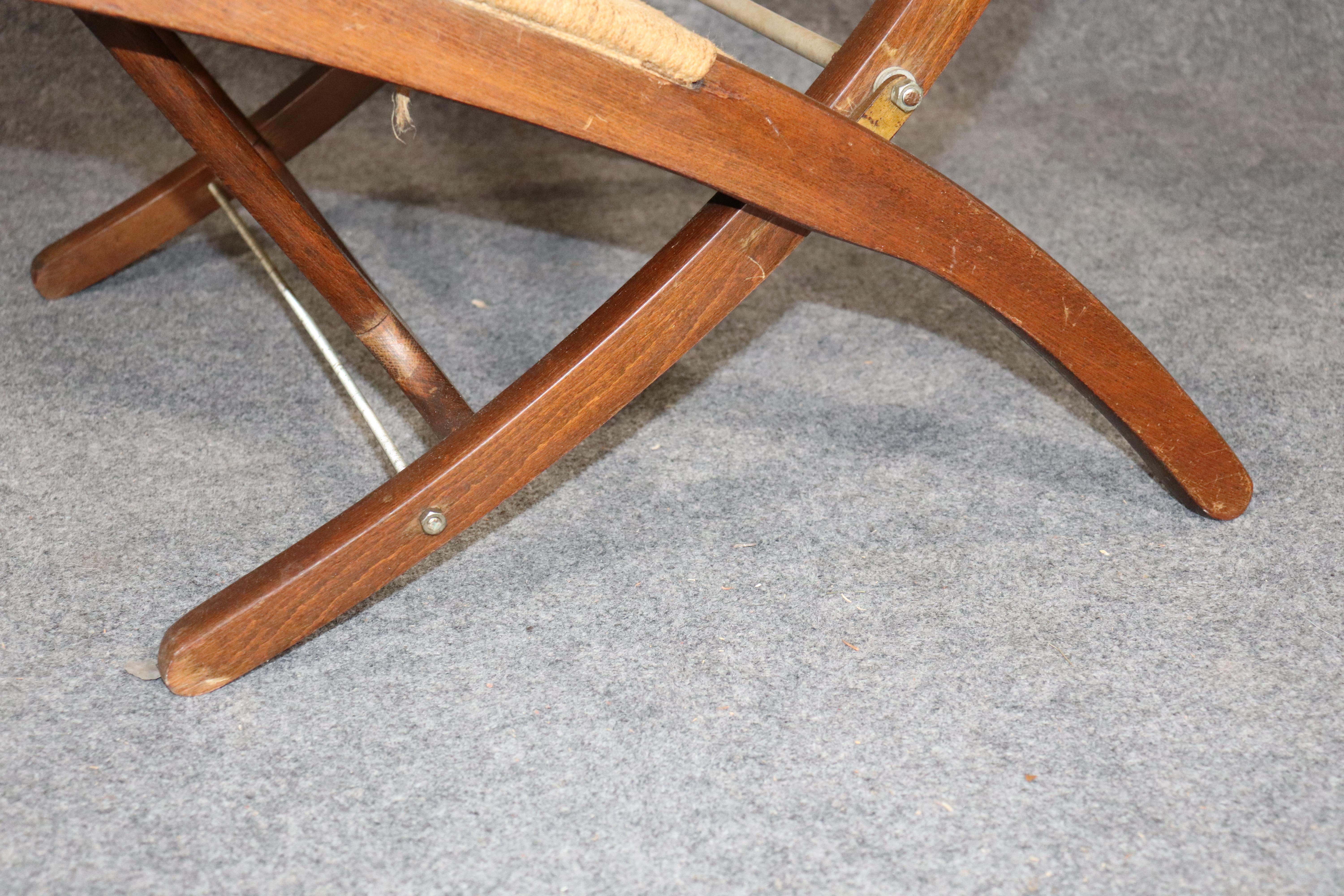 20th Century Indoor / Garden Folding Wegner Chair For Sale