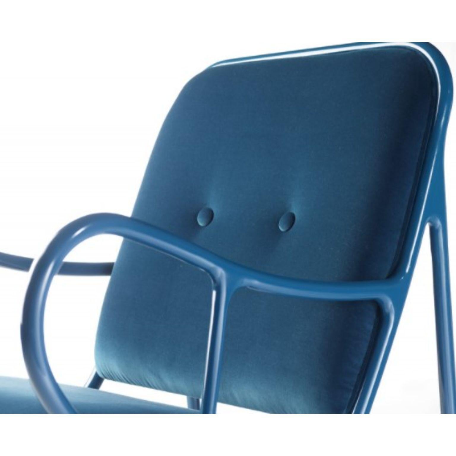 Blauer Indoor Gardenia-Sessel von Jaime Hayon (Moderne) im Angebot