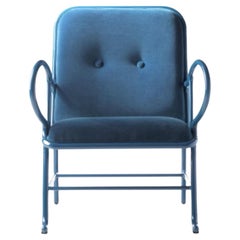 Indoor Gardenia Blue Armchair by Jaime Hayon