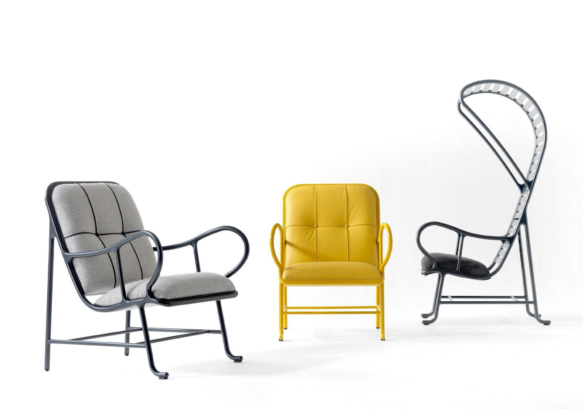 Indoor Gardenia Yellow Armchair by Jaime Hayon In New Condition In Geneve, CH