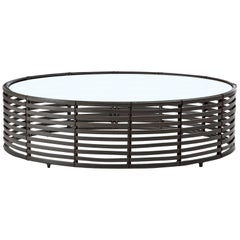 Indoor Large Oval Lolah Coffee Table by Kenneth Cobonpue
