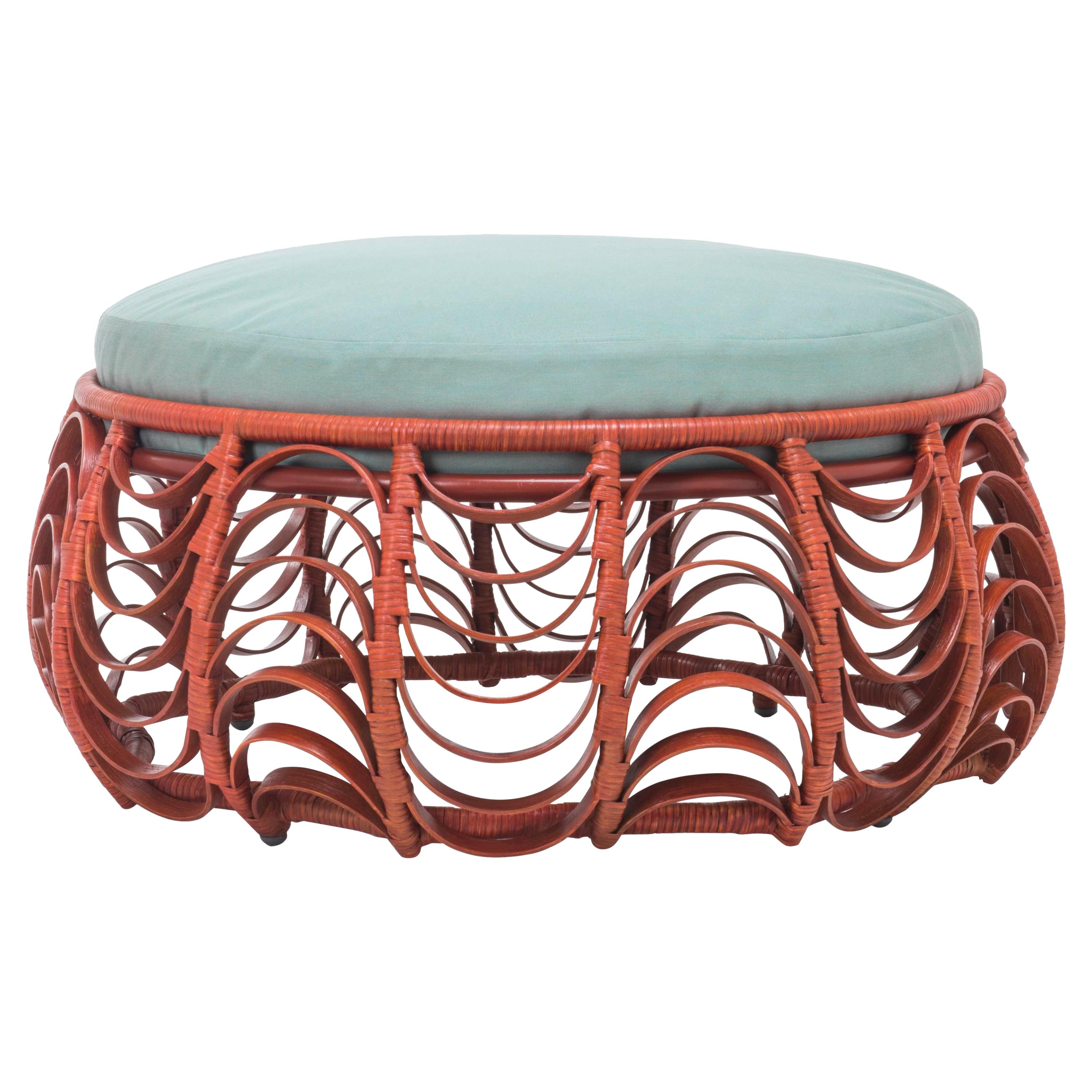 Indoor Lasso Ottoman by Kenneth Cobonpue