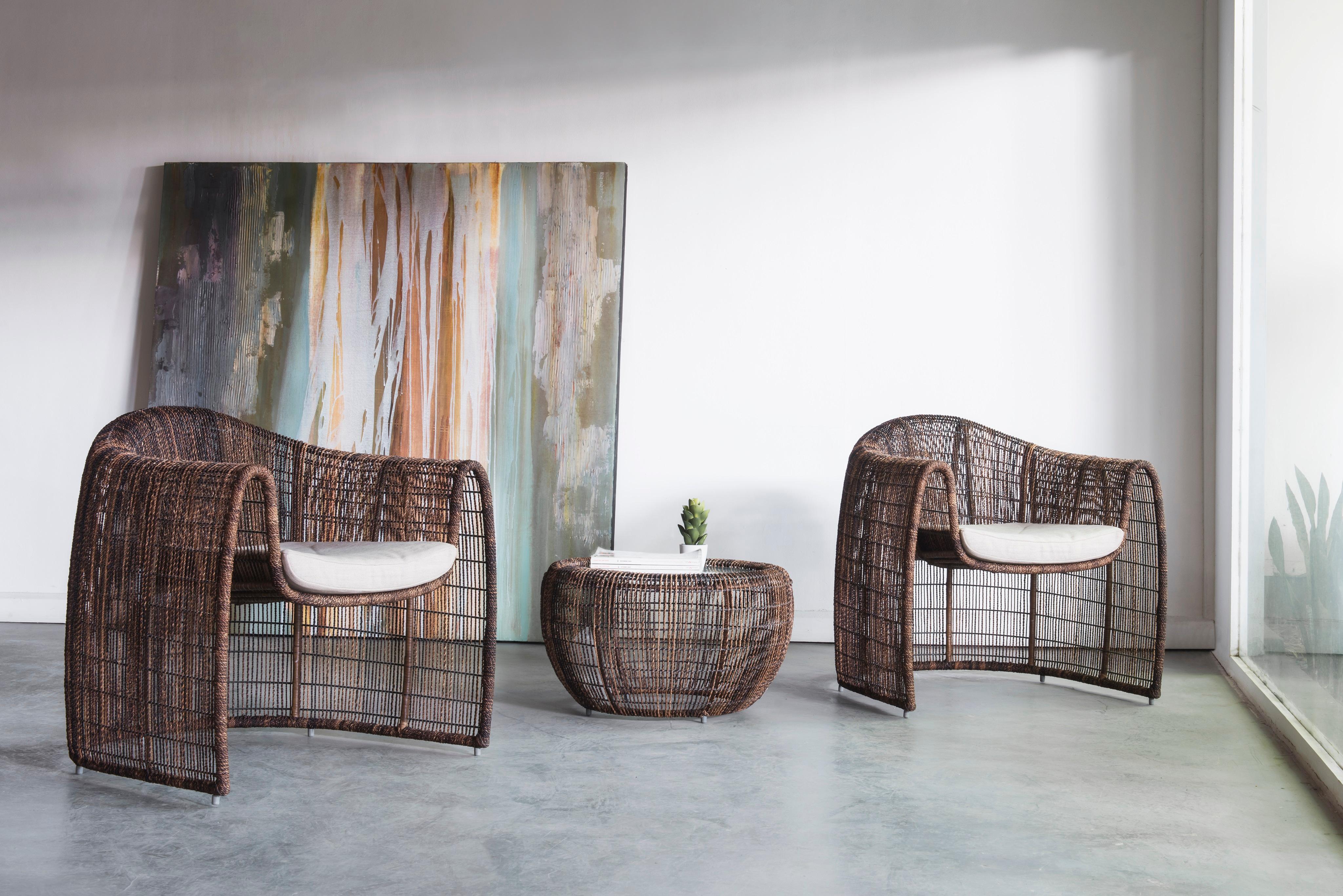 Modern Indoor Lulu Club Chair by Kenneth Cobonpue For Sale