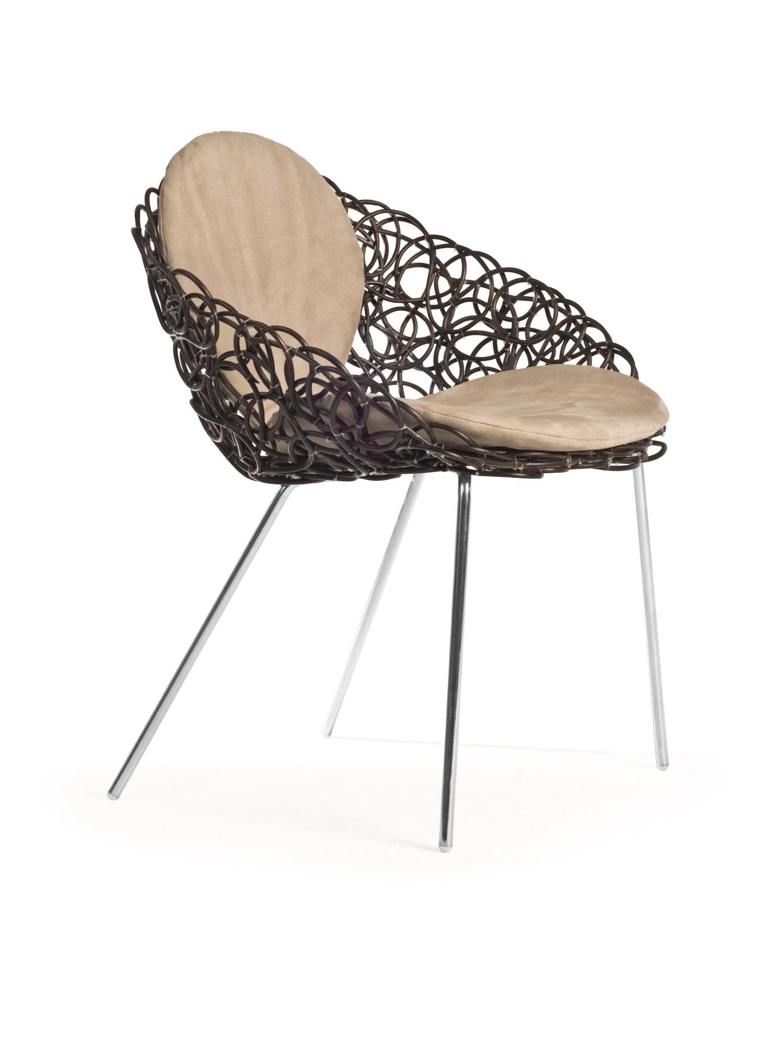 Philippine Indoor Noodle Armchair by Kenneth Cobonpue For Sale