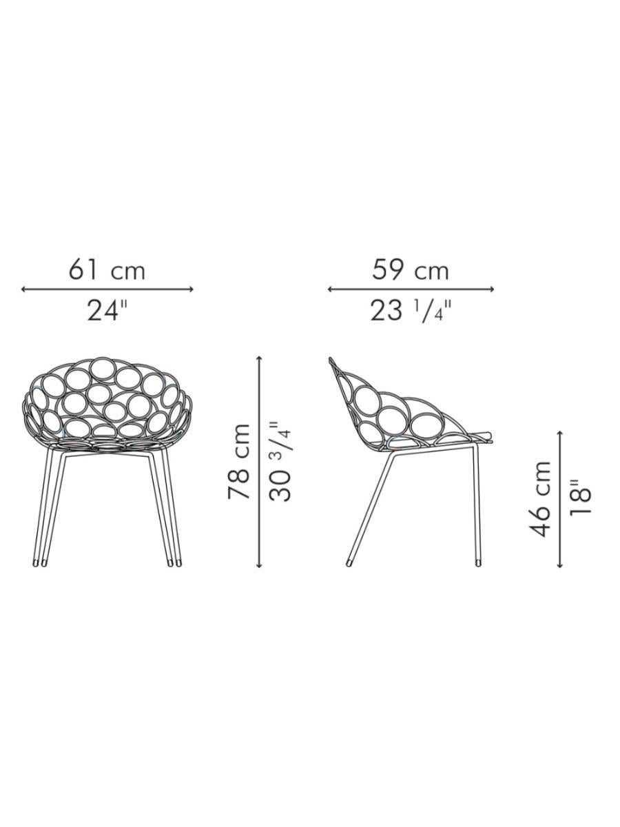 Contemporary Indoor Noodle Armchair by Kenneth Cobonpue