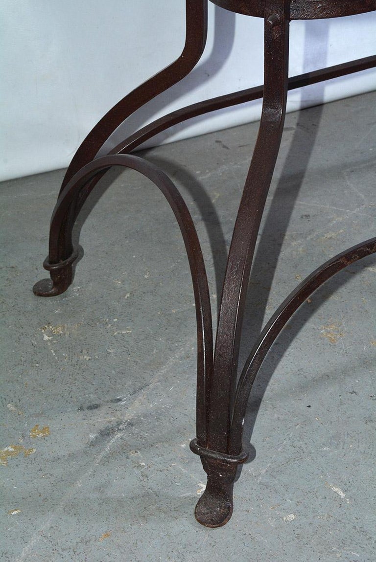 20th Century Indoor or Outdoor French Bistro Garden Table For Sale