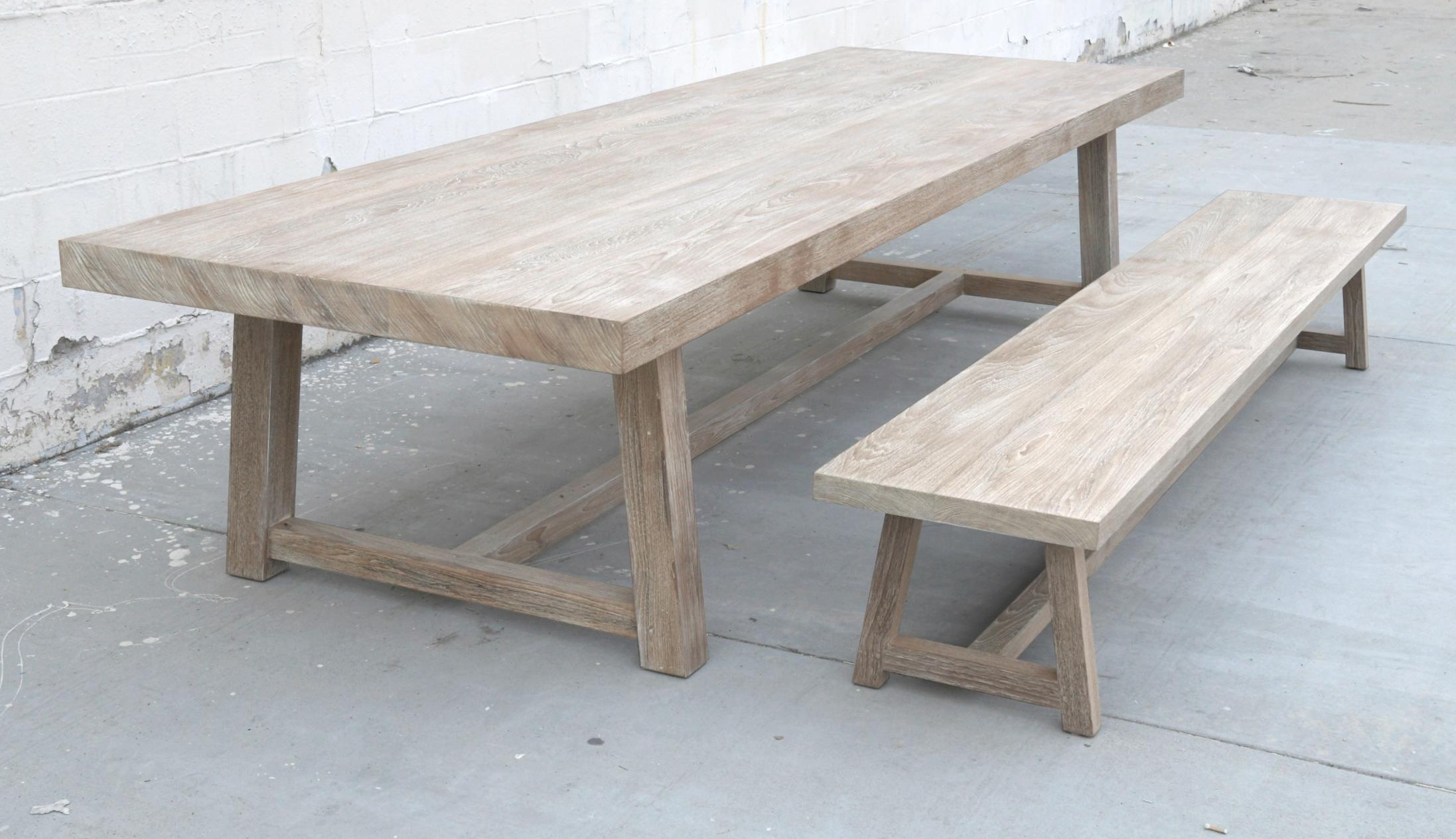 Ebba Custom Dining Table in Teak (Indoor or Outdoor) For Sale 5