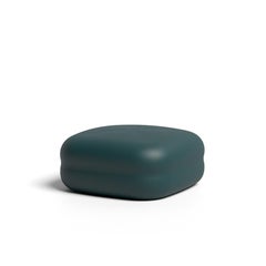 Indoor/Outdoor, 3 Ottomans Seating Made of Flexyskin Built on Wooden Base