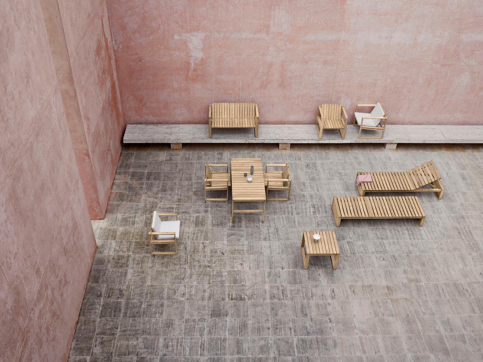Modern Indoor-Outdoor BK16 Side Table by Bodil Kjær