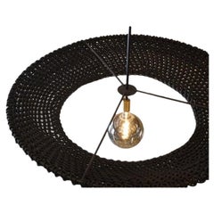 Indoor / Outdoor Bohemian Hand Woven Iris Pendant Chandelier by Studio Lloyd