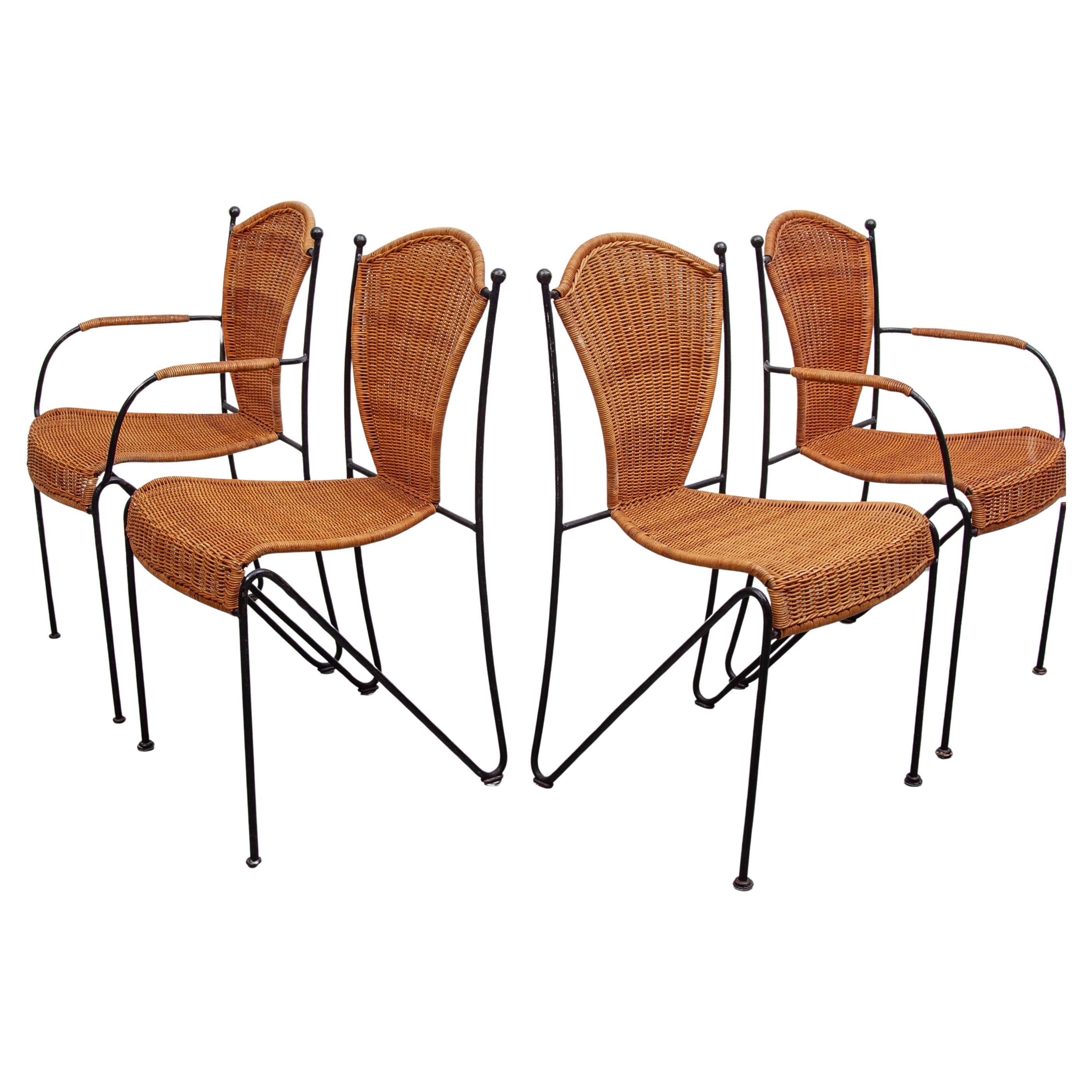Indoor, Outdoor Chairs by Pipsan Saarinen-Swanson, 1970s, Two Arm Chairs