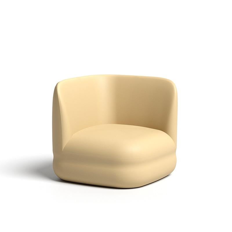 Cuir verni Quatre chaises longues pour l'intérieur et l'extérieur, Craft en Flexyskin en vente