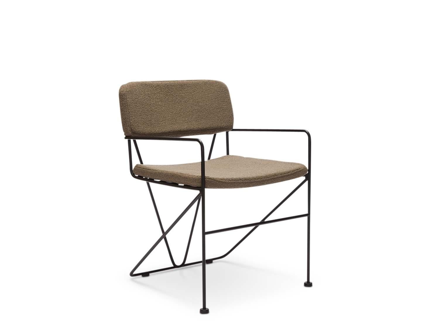 Silla de comedor para interior/exterior Hinterland by Lawson-Fenning Acero en venta