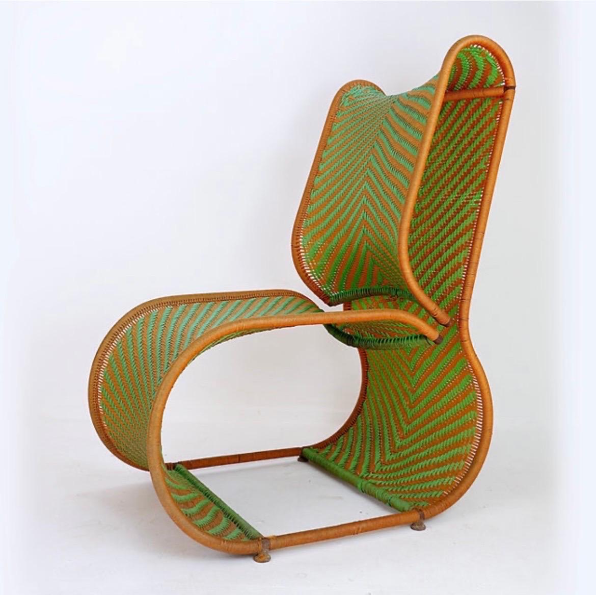 Mid-Century Modern Indoor/Outdoor Lounge Chair For Sale