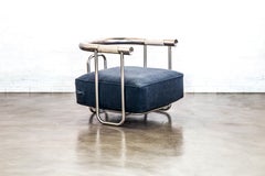 Indoor/Outdoor Modern Steel and Fiberglass Lounge Chair, Baby Bull by Costantini
