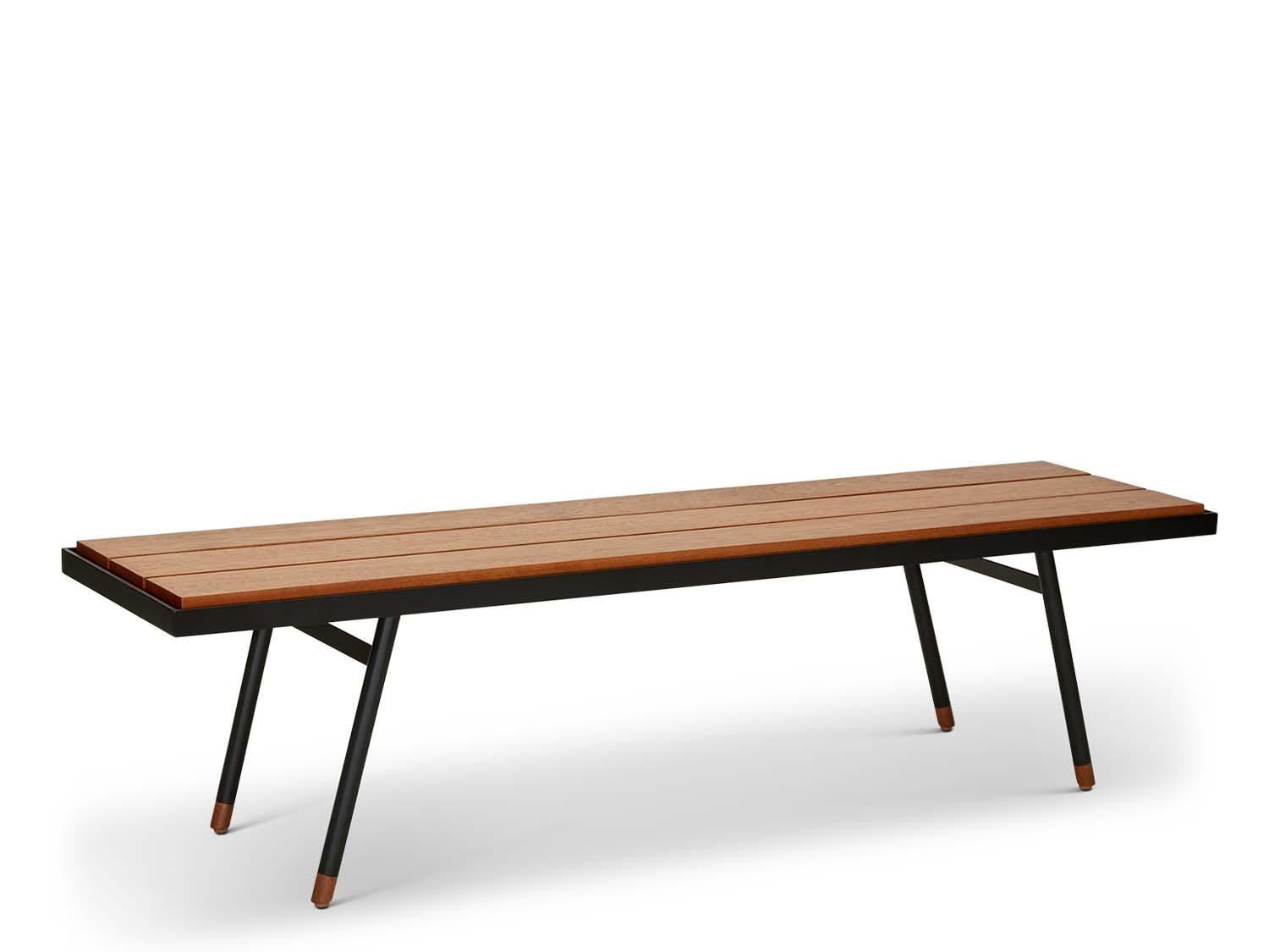 American Indoor / Outdoor Montrose Bench by Lawson-Fenning For Sale
