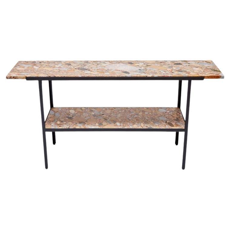 Indoor / Outdoor Table console Montrose avec étagère par Lawson-Fenning en vente