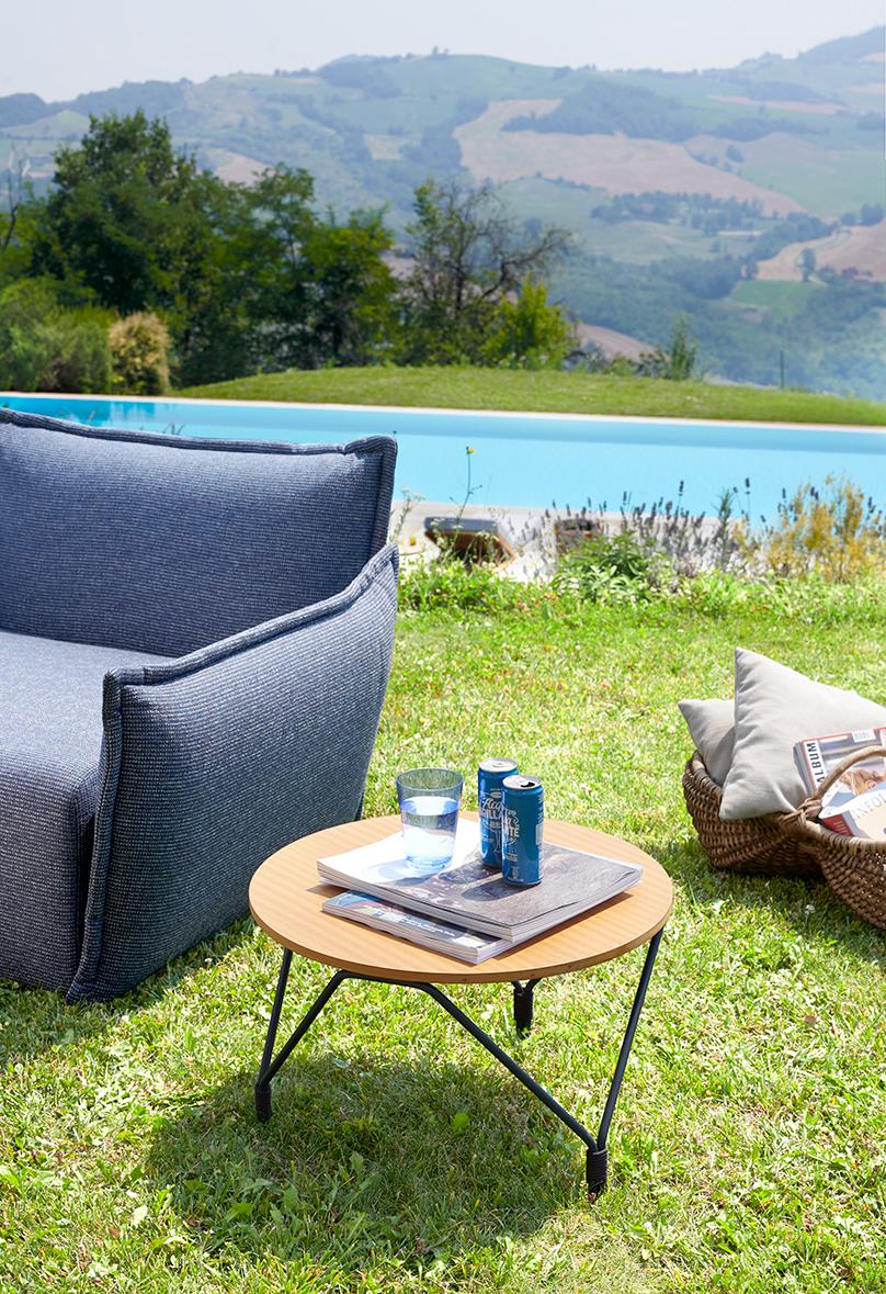 Sillón Lounge Púrpura Potocco Interior / Exterior Moderno en venta