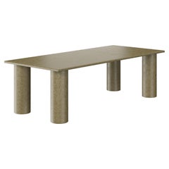 Indoor/Outdoor Rectangular Dining Table in Aged Natural Finish