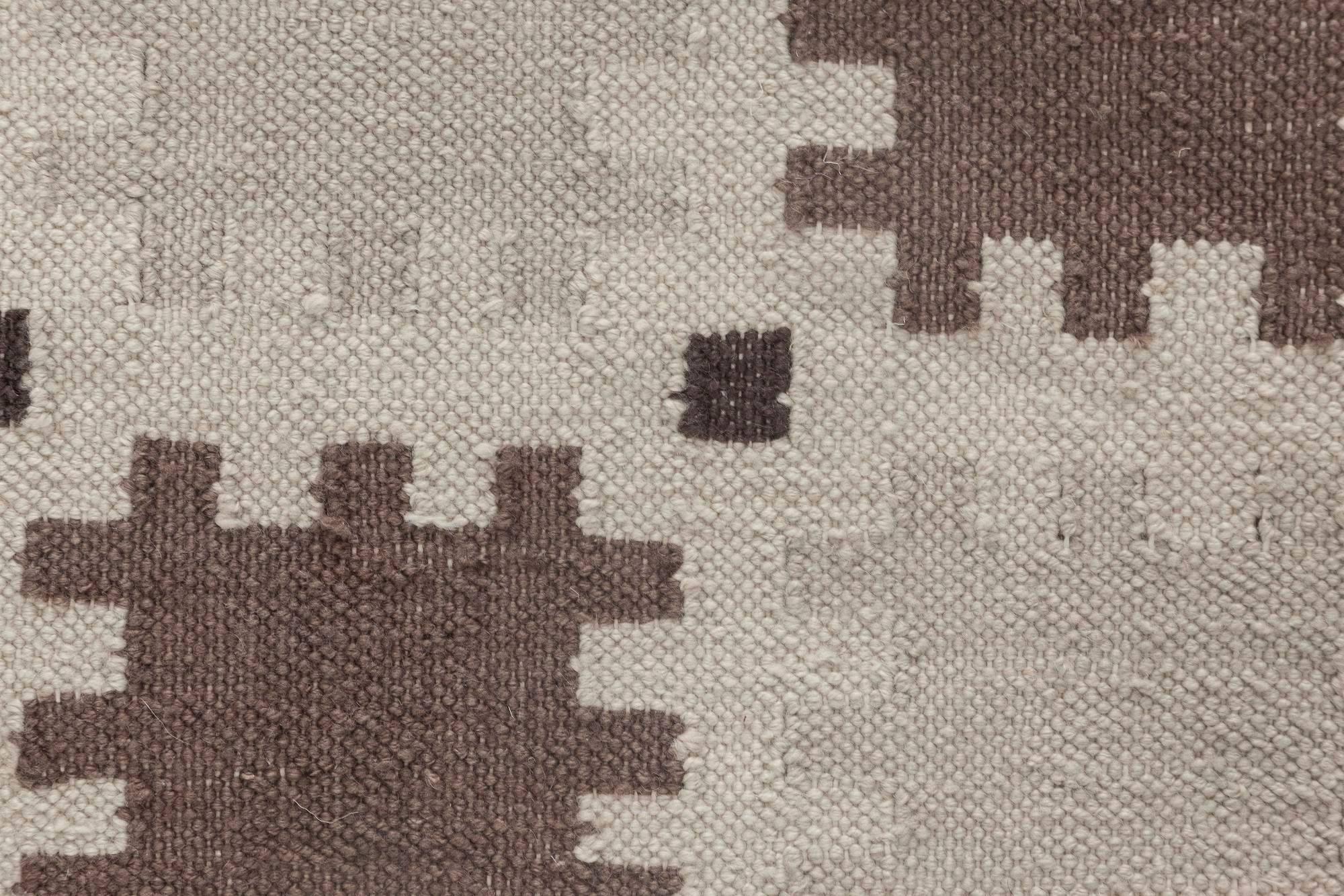 Tappeto in lana a tessitura piatta per interni e per esterni dal design scandinavo di Doris Leslie Blau
Dimensioni: 4'1