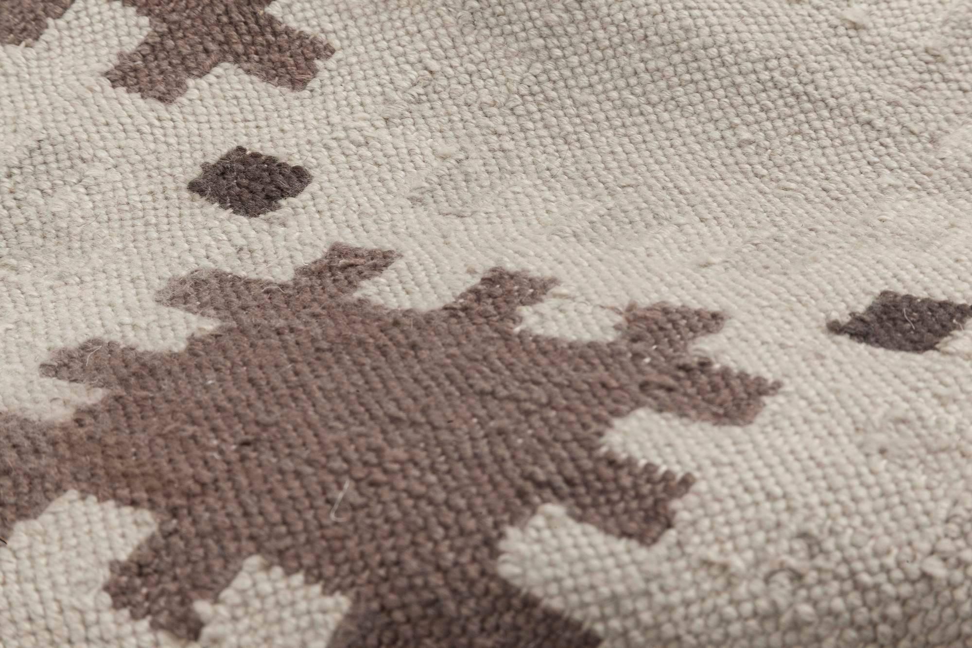 Scandinavo moderno Tappeto in lana a trama piatta per interni e per esterni dal design scandinavo di Doris Leslie Blau in vendita