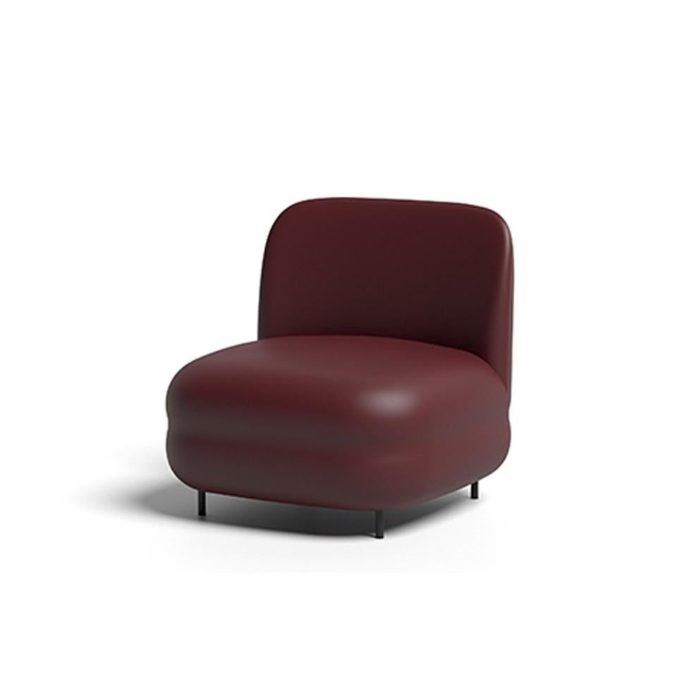 Indoor/Outdoor Set aus zwei Sesseln mit Ottomane aus Flexyskin im Angebot 3