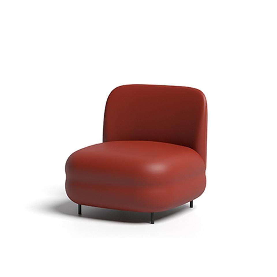Indoor/Outdoor Set aus zwei Sesseln mit Ottomane aus Flexyskin (Moderne) im Angebot