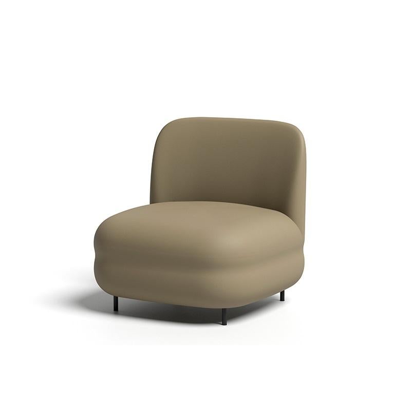 Indoor/Outdoor Set aus zwei Sesseln mit Ottomane aus Flexyskin (Spanisch) im Angebot