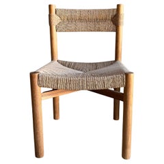Indoor Outdoor Massiv Teakholz und geflochtene Twist Natural Rope Esszimmerstühle