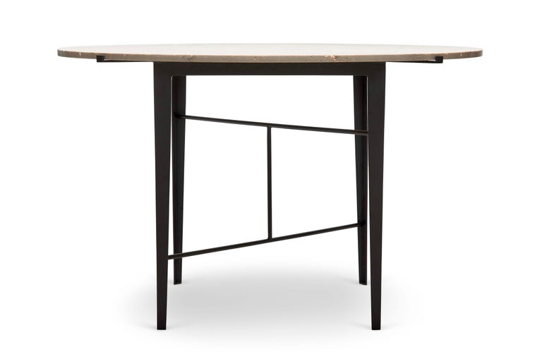 Indoor / Outdoor Travertine Montrose Dining Table by LawsonFenning For