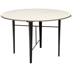 Indoor / Outdoor Travertine Montrose Dining Table by Lawson-Fenning