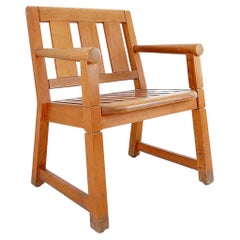 Indoor / Outdoor wood armchair