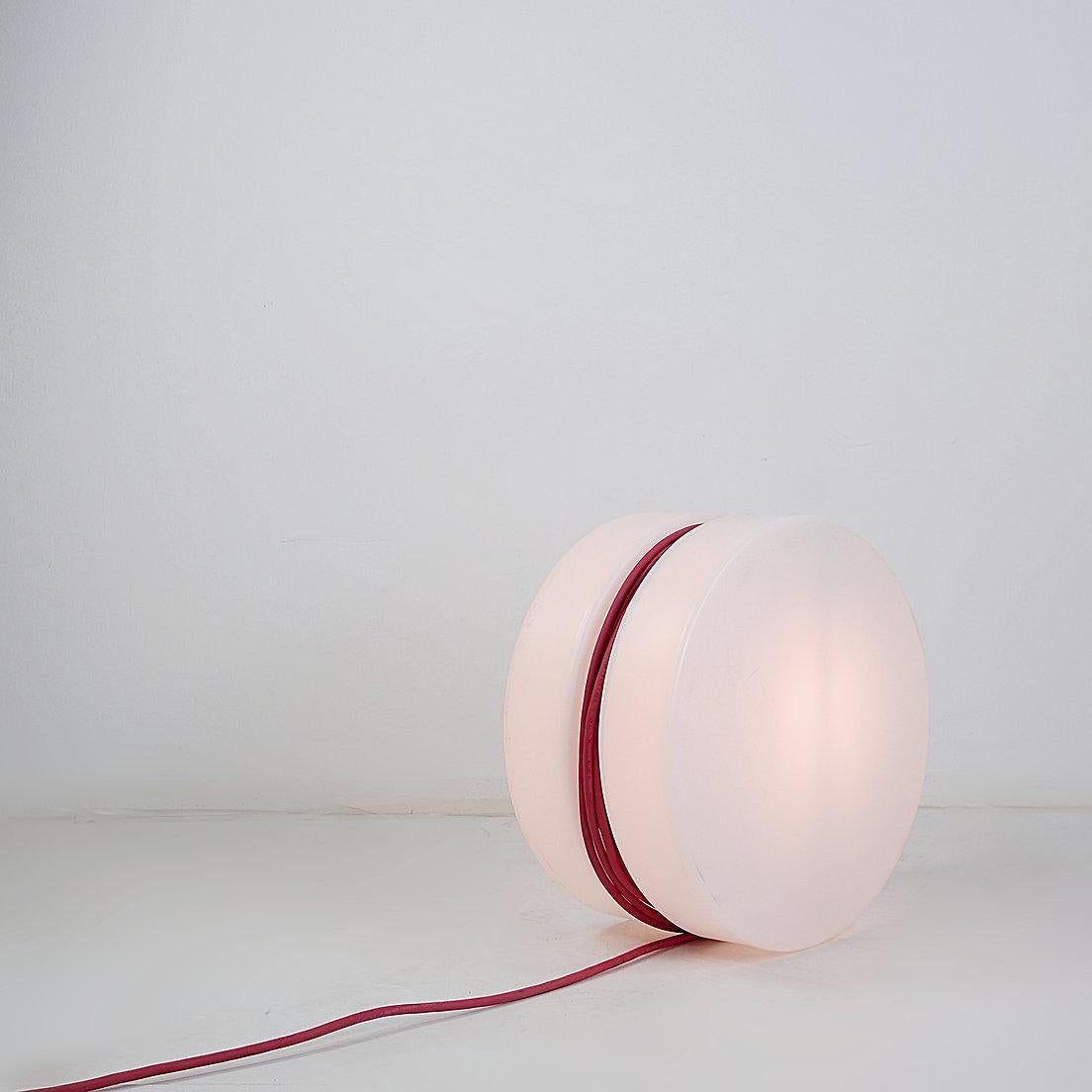 Indoor/Outdoor Yoyo Floor lamp for Sitting Bull GmbH
Yoyo Floor lamp - contemporary
Measures : Ø 46cm H:24cm 
Material : Polyethylene
Wear consistent with age and use : See Photos