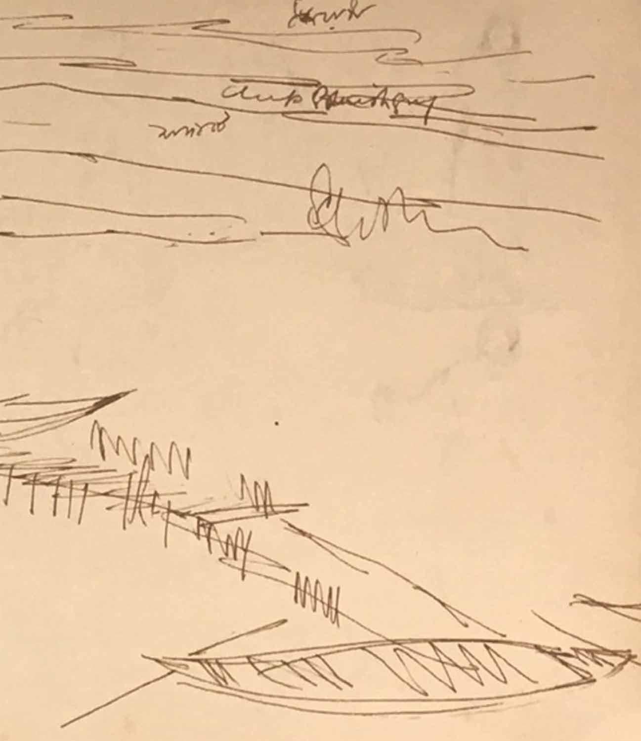 Indra Dugar - Senza titolo - 10,5 x 8 pollici (senza cornice) 
16 x 18,5 pollici (dimensioni della cornice)  Si tratta di un'opera a due facce, Recto e Verso.
Inchiostro su carta.  Inclusa la spedizione in forma incorniciata. 

Informazioni