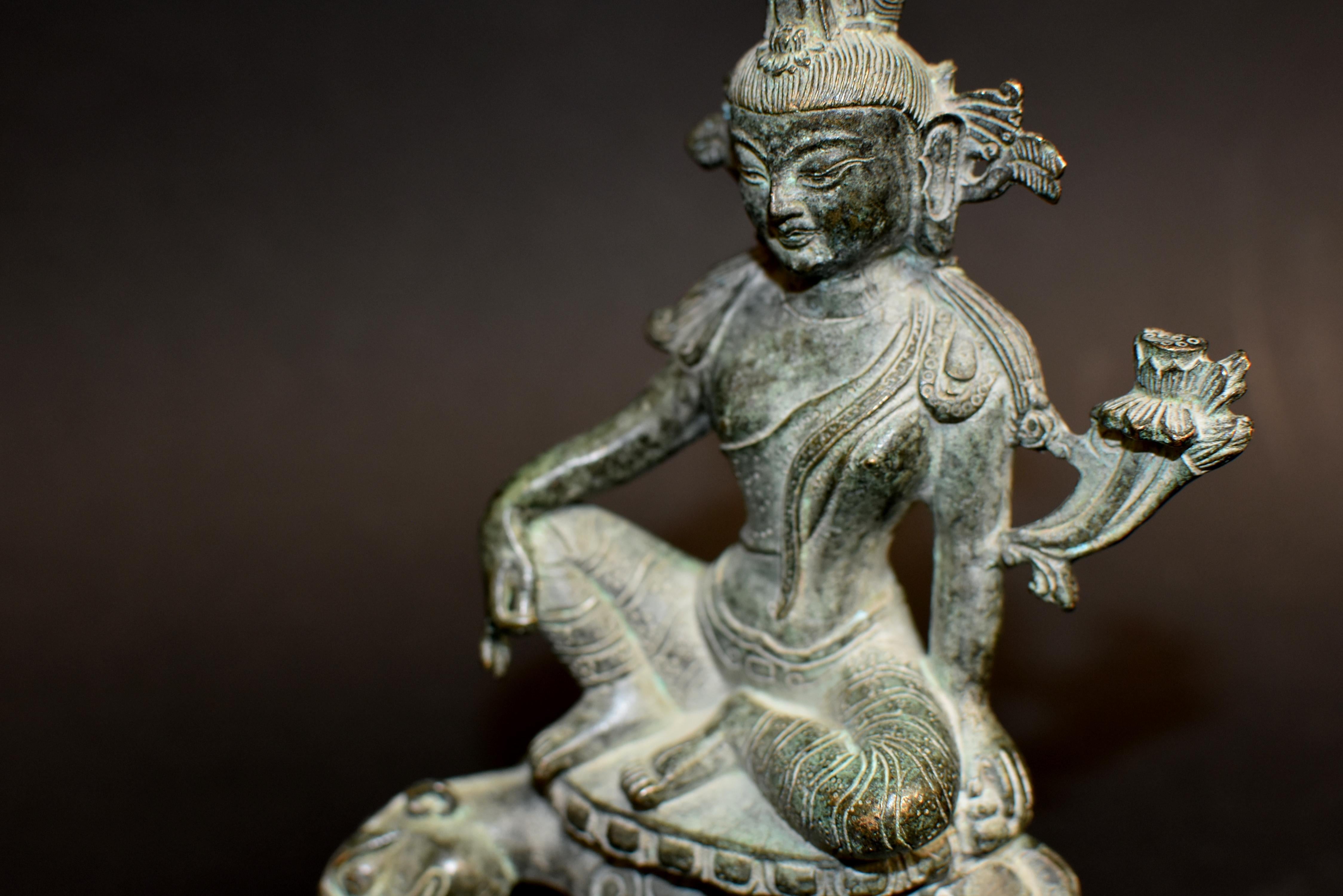 Indra Hindu Tibetan Buddha Statue King of Gods For Sale 10