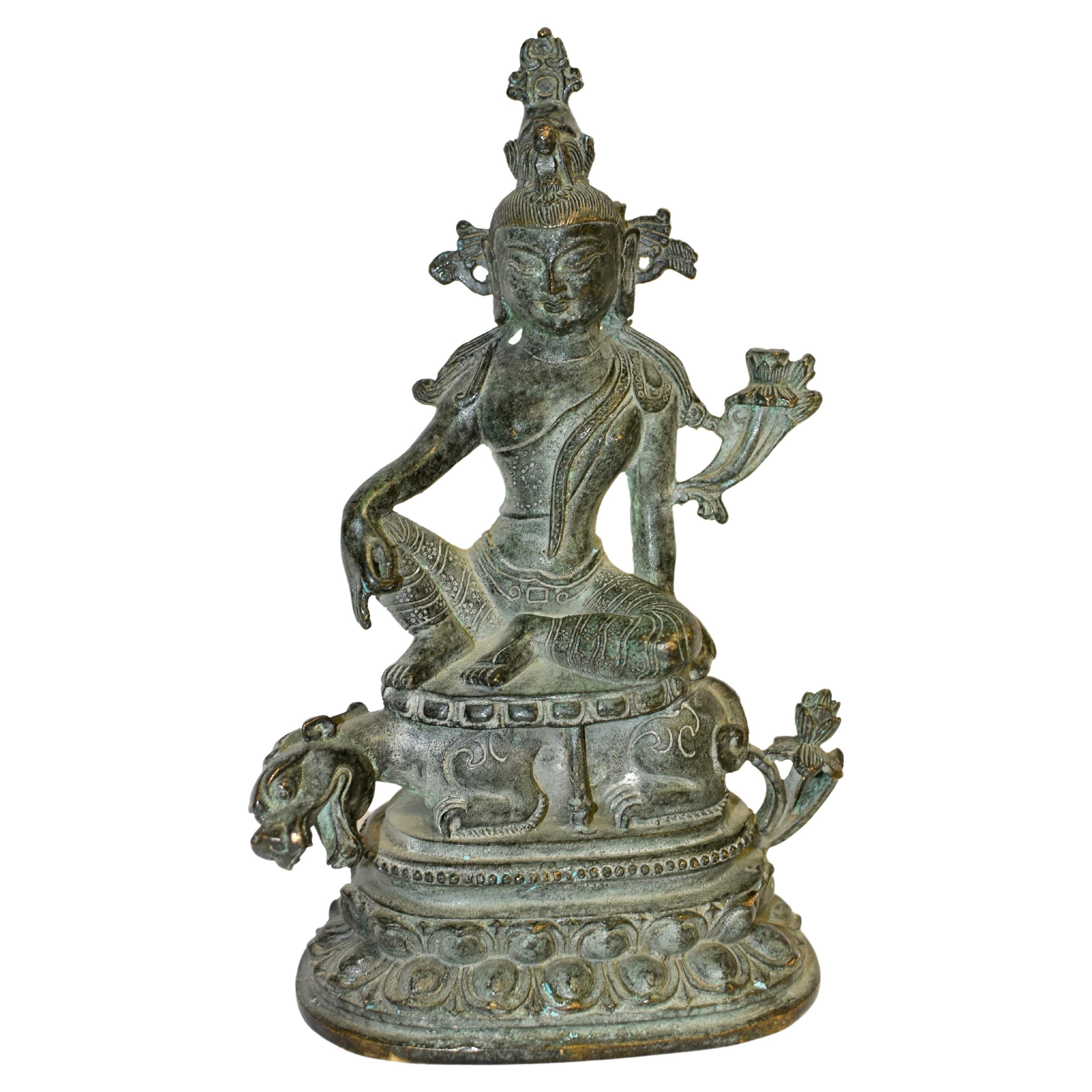 Indra Hindu Tibetan Buddha Statue King of Gods For Sale