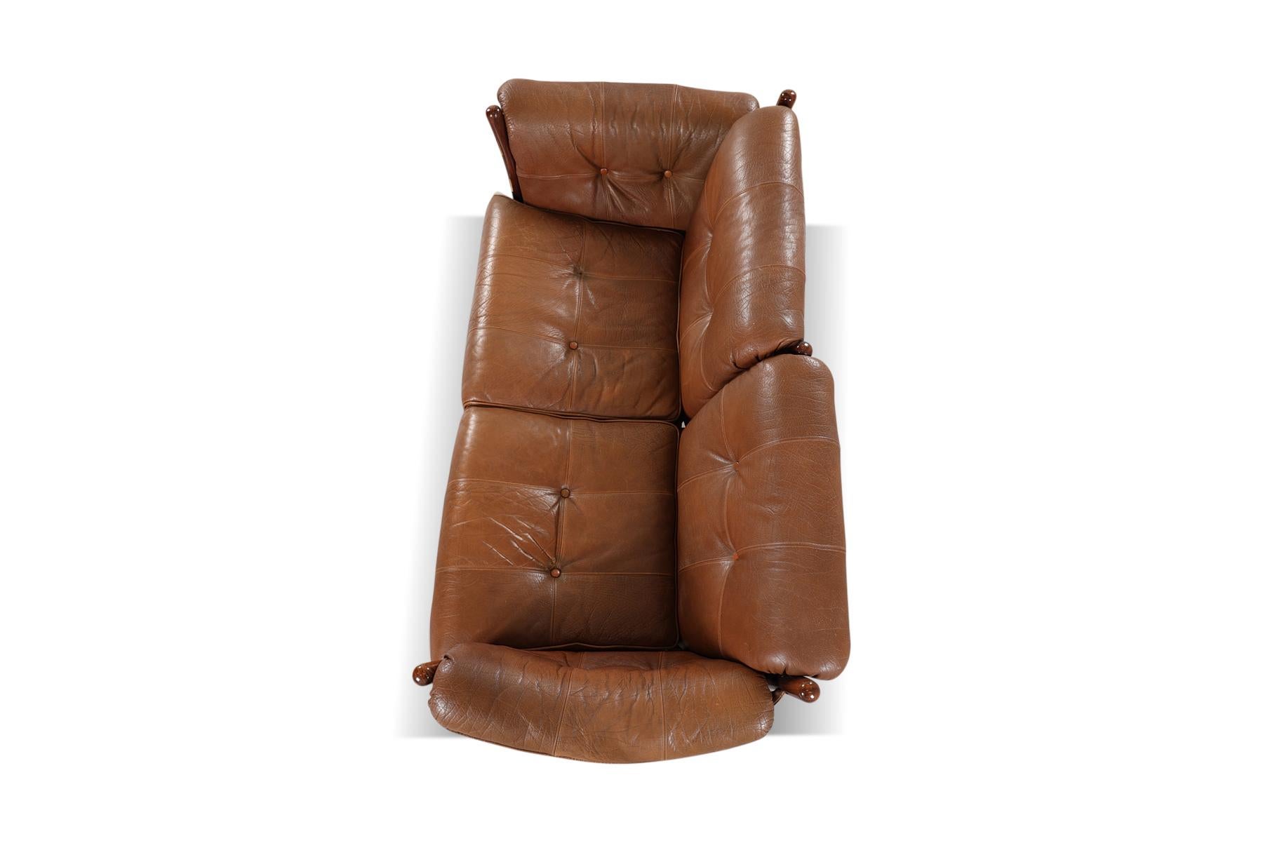 Mid-Century Modern Indra Model Loveseat by Arne Norell
