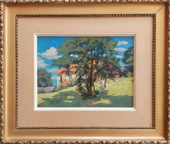 In the sun  1942, oil on cardboard, 24x33 cm