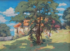 In the sun  1942, oil on cardboard, 24x33 cm