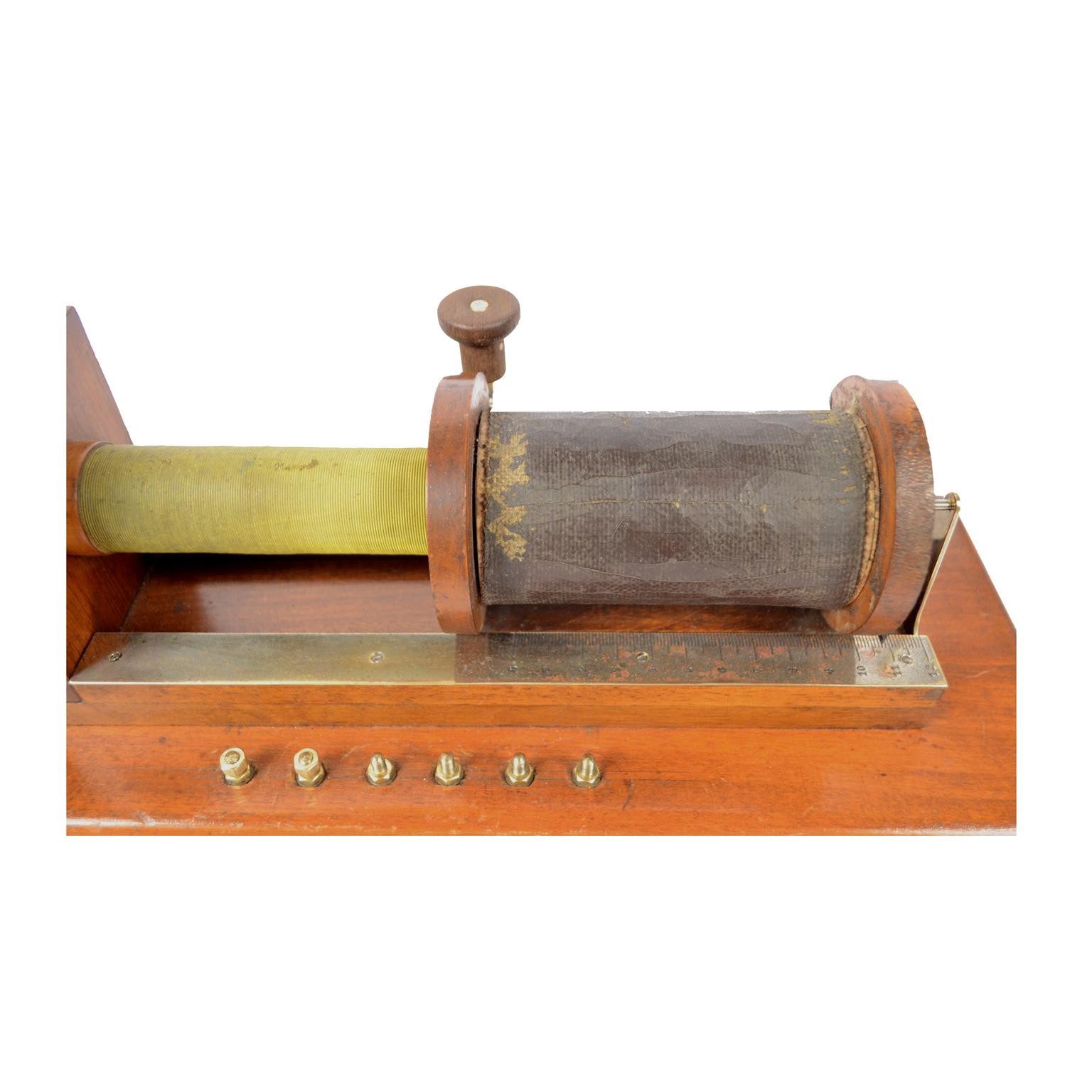 Induction Coil or Sled Antique Scientific Instrument by Du Bois Reymond 1870  For Sale 3