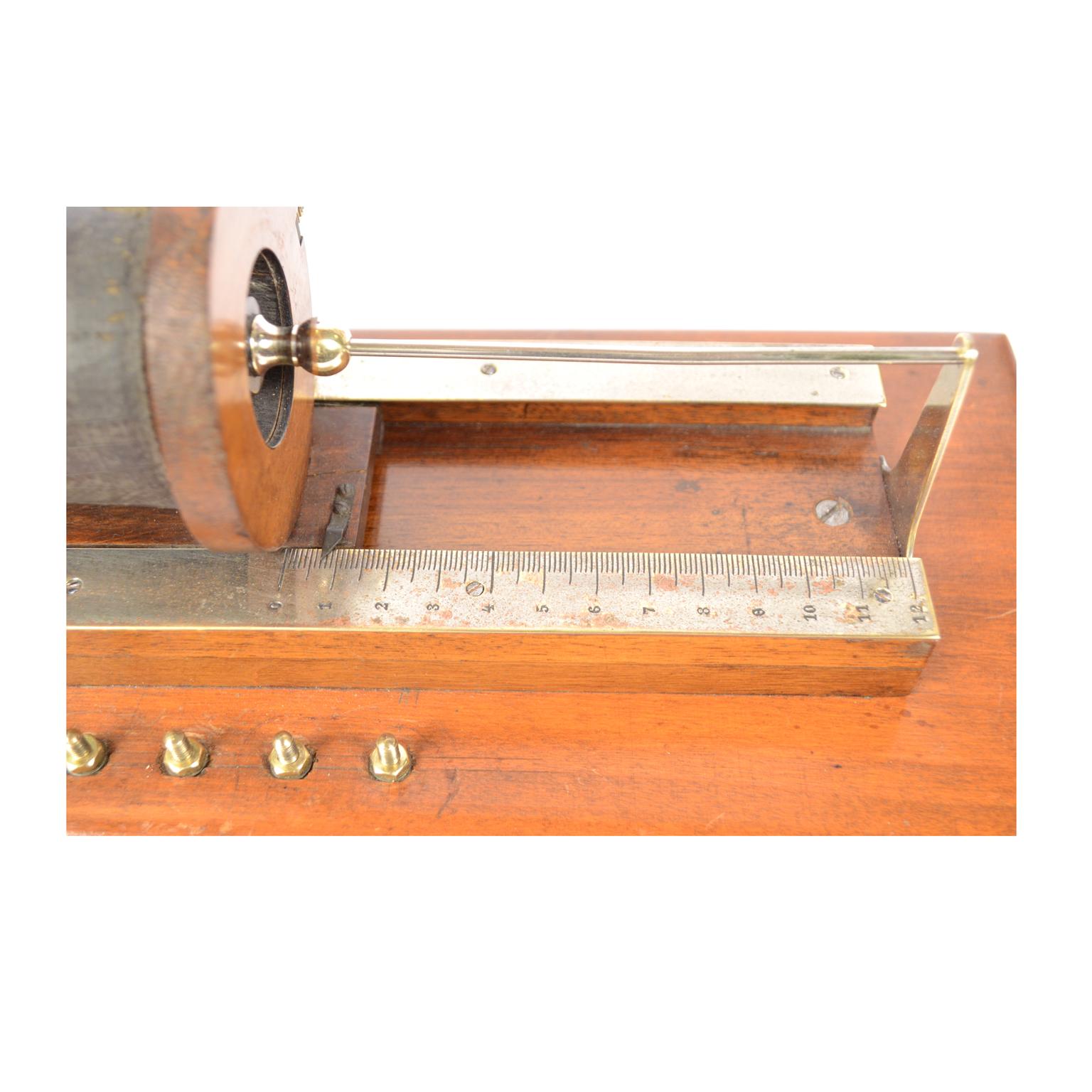 Induction Coil or Sled Antique Scientific Instrument by Du Bois Reymond 1870  For Sale 4