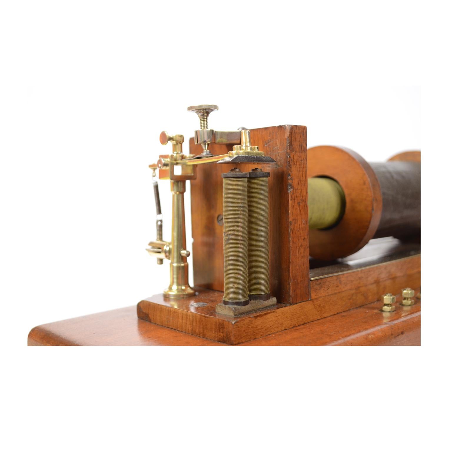 Induction Coil or Sled Antique Scientific Instrument by Du Bois Reymond 1870  For Sale 6
